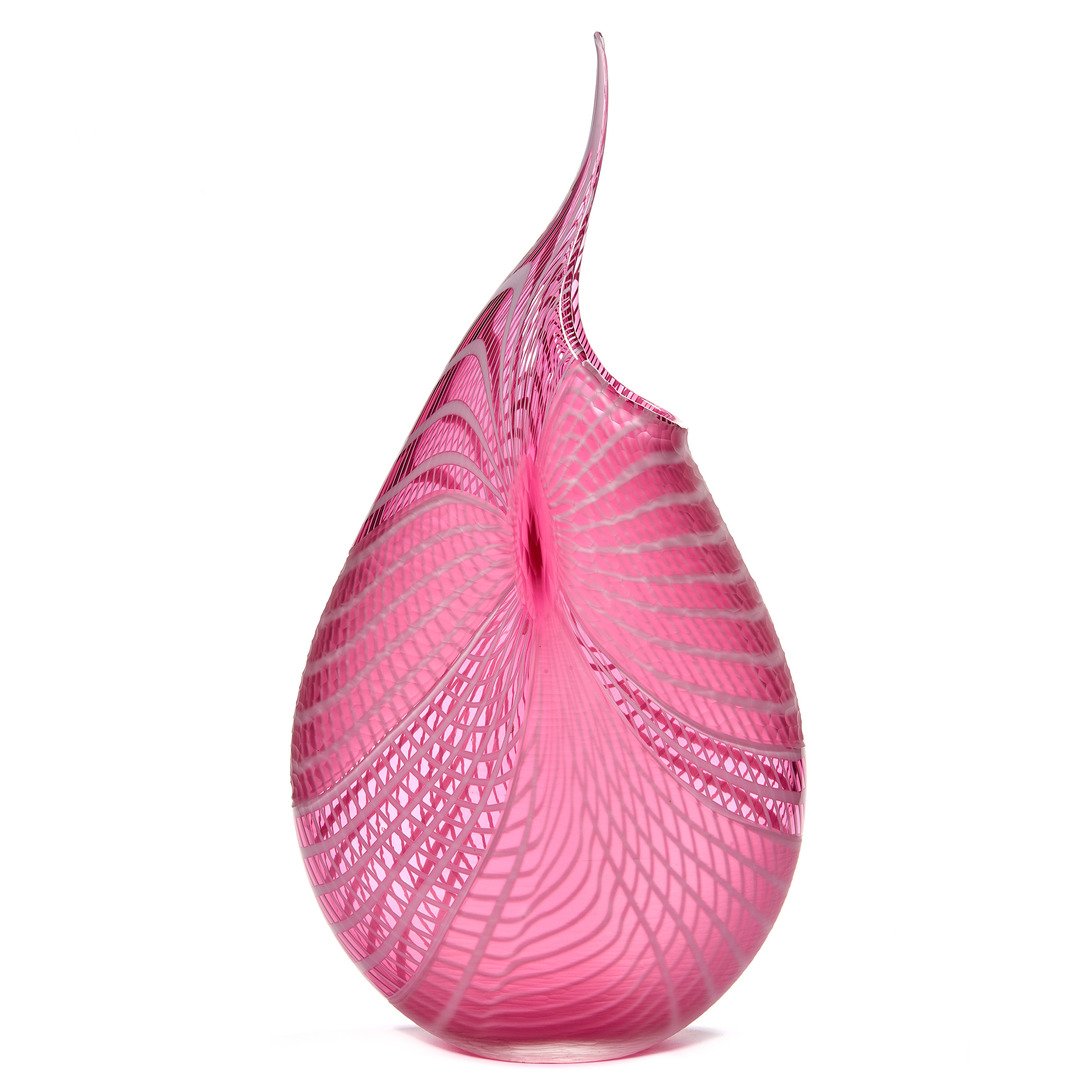 AFRO CELOTTO, TALL GLASS VASE