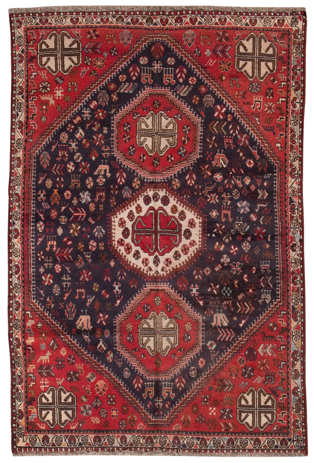 AFSHAR DESIGN RUG: 6’4” X 9’3” LATE