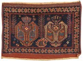 AFSHAR MAT, WITH DOUBLE BOTEH,