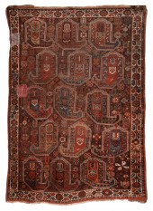 AFSHAR RUG: 4'6" X 6'4" 19TH/2