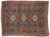 Afshar rug, diagonal bands of
