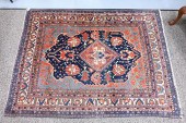 AFSHAR THROW RUG, 5' X 6' 8",