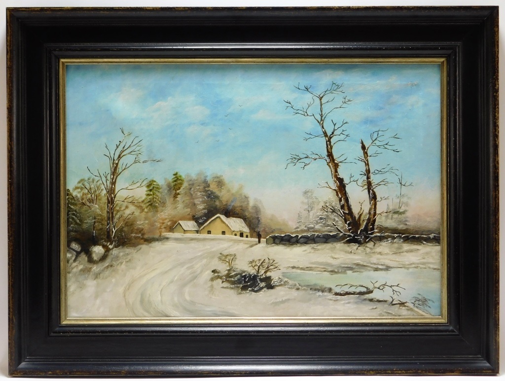 AFT. GEORGE DURRIE WINTER LANDSCAPE