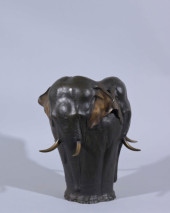 AFTER A. BARYE BRONZE ELEPHANT