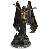 AFTER A. LEONARD BRONZE SCULPT