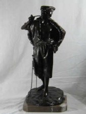 After Achille D'orsi . A bronz