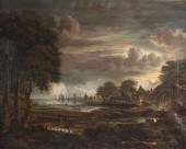 AFTER AERT VAN DER NEER OIL ON