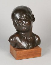 AFTER AIME JULES DALOU BUST OF