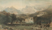AFTER ALBERT BIERSTADT ENGRAVI