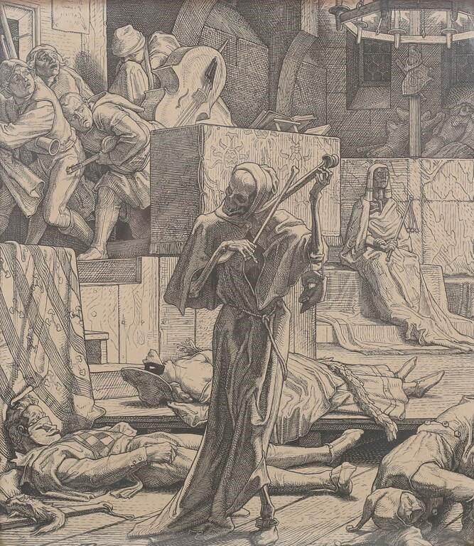 AFTER ALFRED RETHEL WOODCUT DEATH