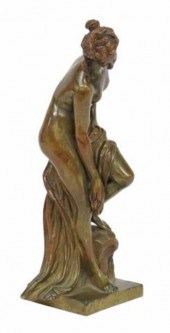 AFTER ALLEGRAIN BRONZE SCULPTU