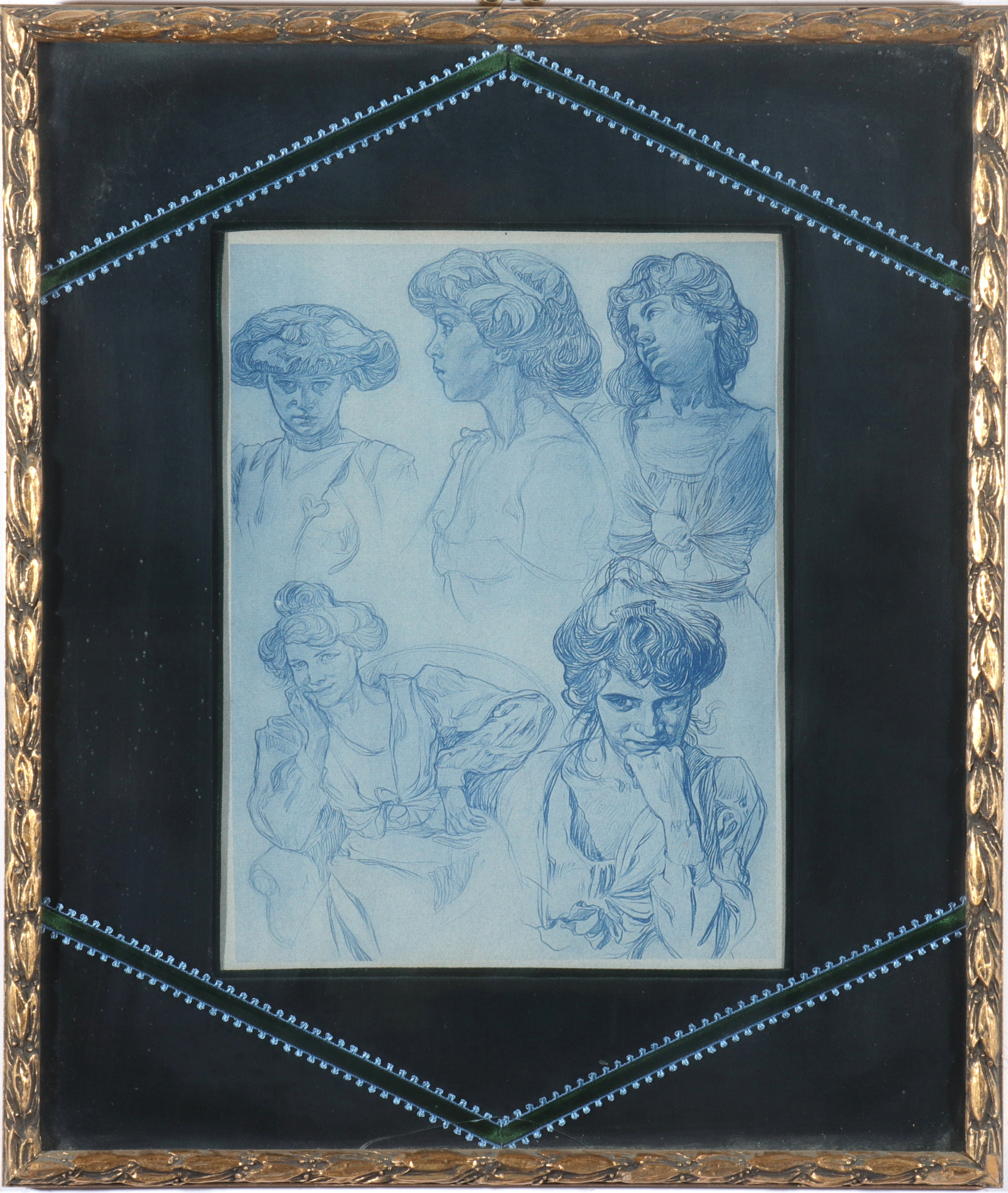 AFTER ALPHONSE MUCHA PORTRAIT