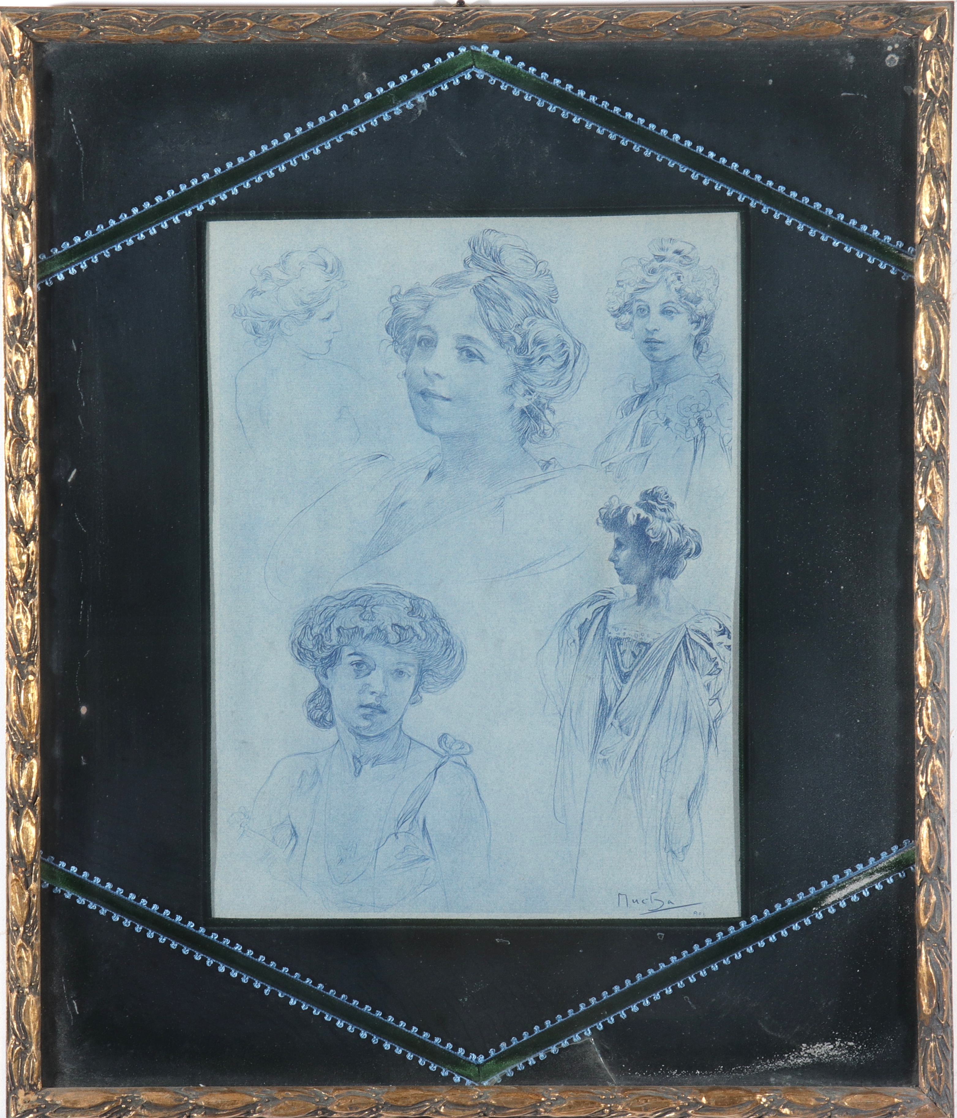 AFTER ALPHONSE MUCHA PORTRAIT