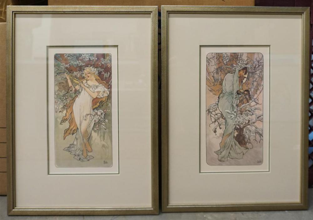AFTER ALPHONSE MUCHA, TWO ART