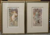 AFTER ALPHONSE MUCHA, TWO ART
