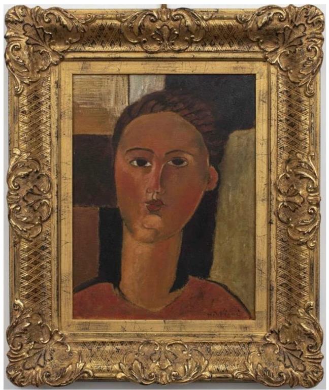 AFTER AMEDEO MODIGLIANI "GIOVANE