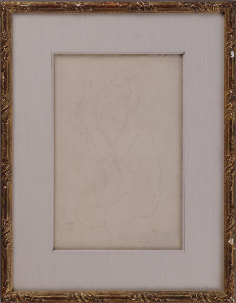 AFTER AMEDEO MODIGLIANI: KNEELING
