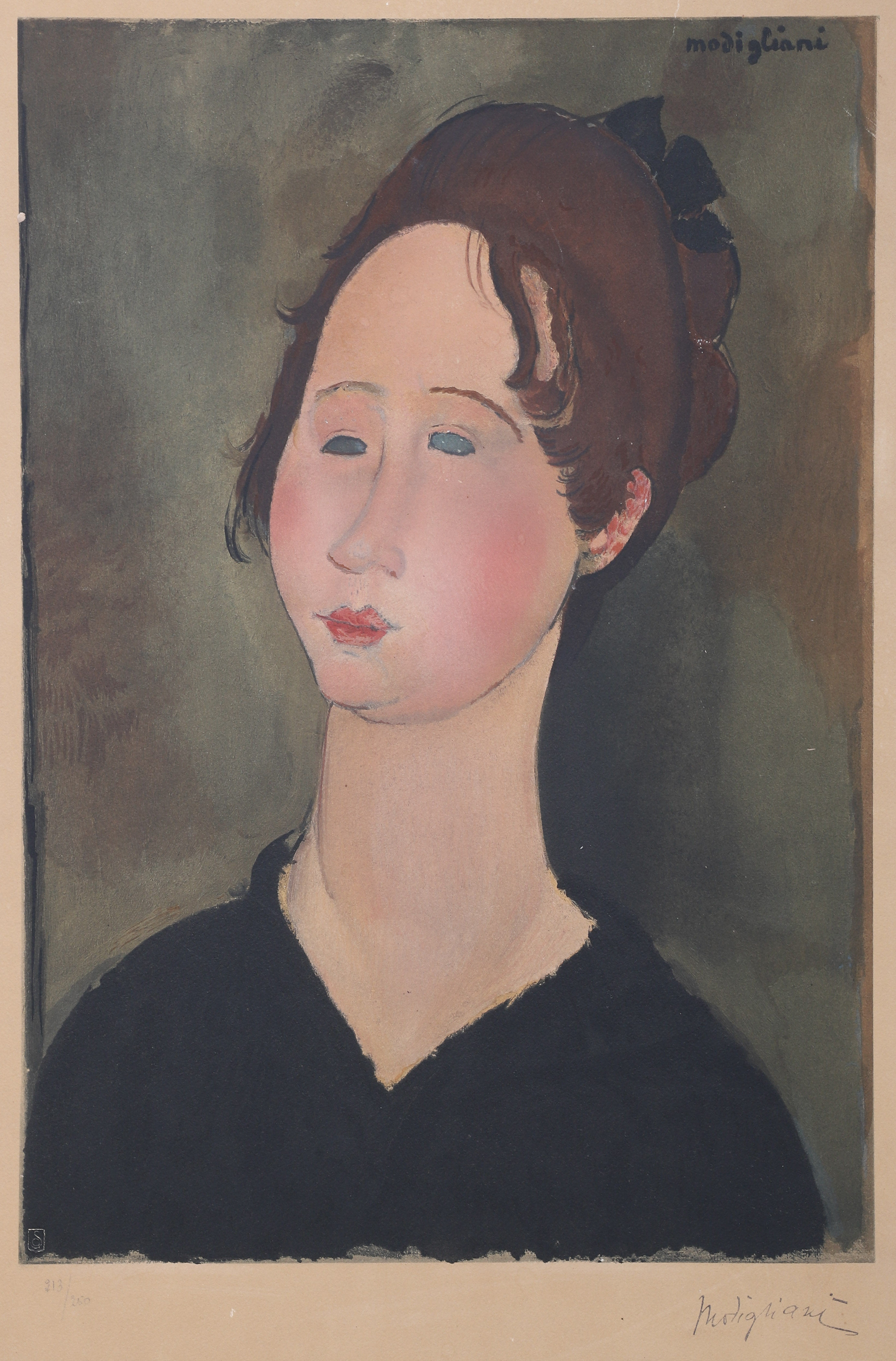 After Amedeo Modigliani "La