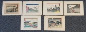 AFTER ANDO HIROSHIGE, SIX LATE