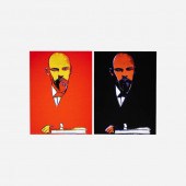 After Andy Warhol. Black Lenin