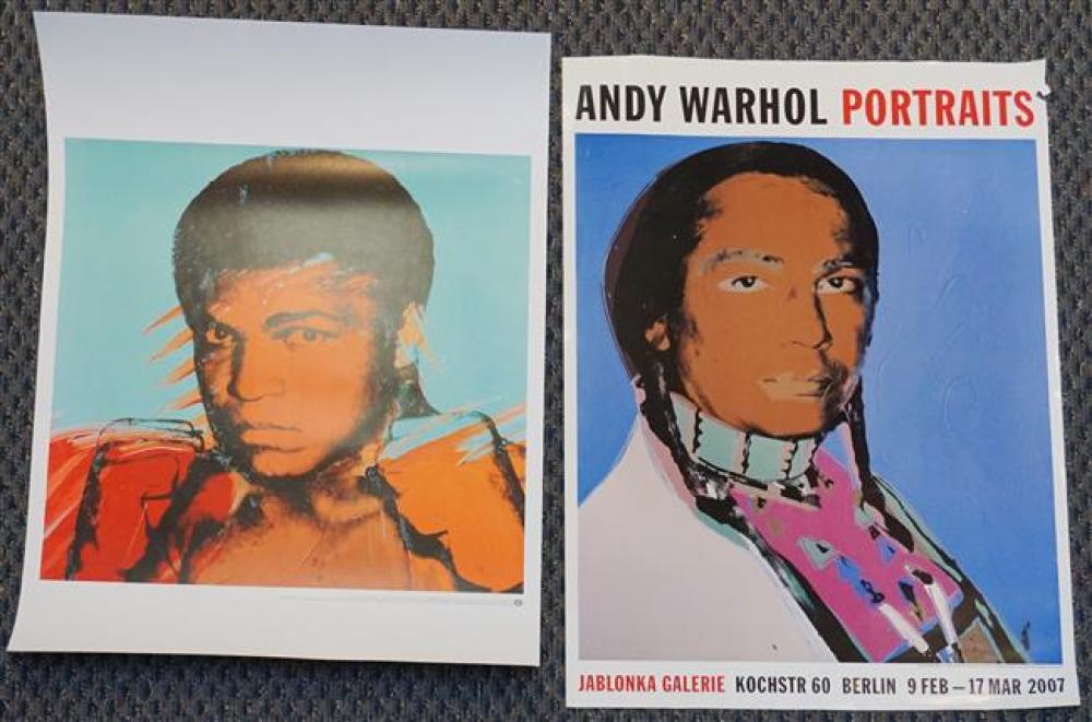 AFTER ANDY WARHOL, MUHAMMAD ALI AND