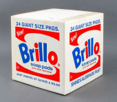 AFTER ANDY WARHOL WHITE BRILLO