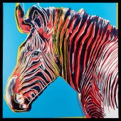 AFTER ANDY WARHOL ZEBRA ENDANG