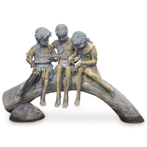 AFTER AUGUSTE MOREAU BRONZE FIGURAL