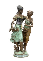 AFTER AUGUSTE MOREAU BRONZE OF