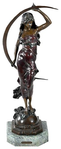 AFTER AUGUSTE MOREAU BRONZE(French,
