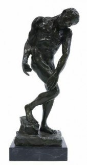 AFTER AUGUSTE RODIN 'ADAM' BRO