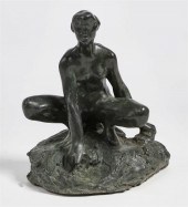 AFTER AUGUSTE RODIN, "BAIGNEUS