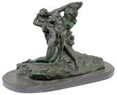 AFTER AUGUSTE RODIN BRONZE SCU