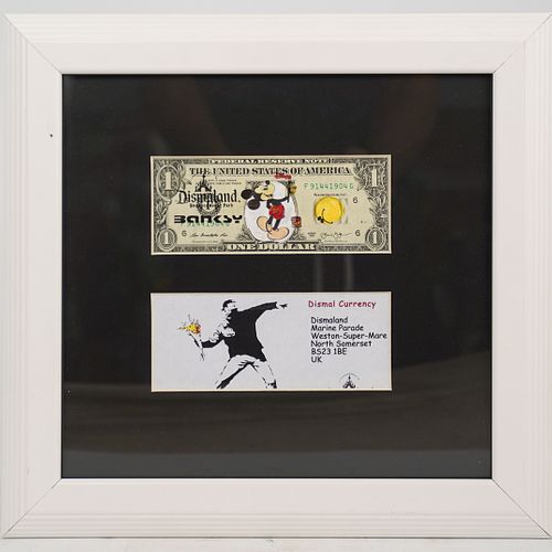 AFTER BANKSY DISMALAND ART DOLLAR