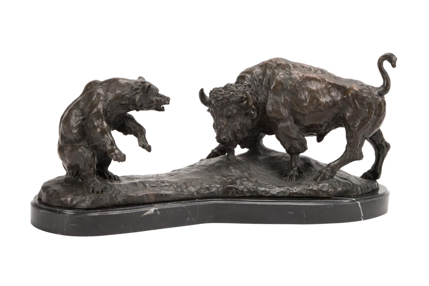 AFTER BARYE BISON AND BEAR,