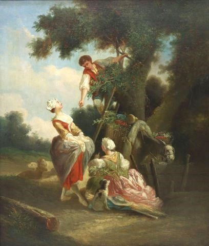 AFTER BAUDOUIN ROCOCO PAINTING