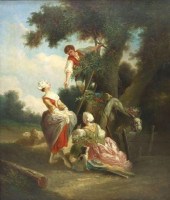 AFTER BAUDOUIN ROCOCO PAINTING