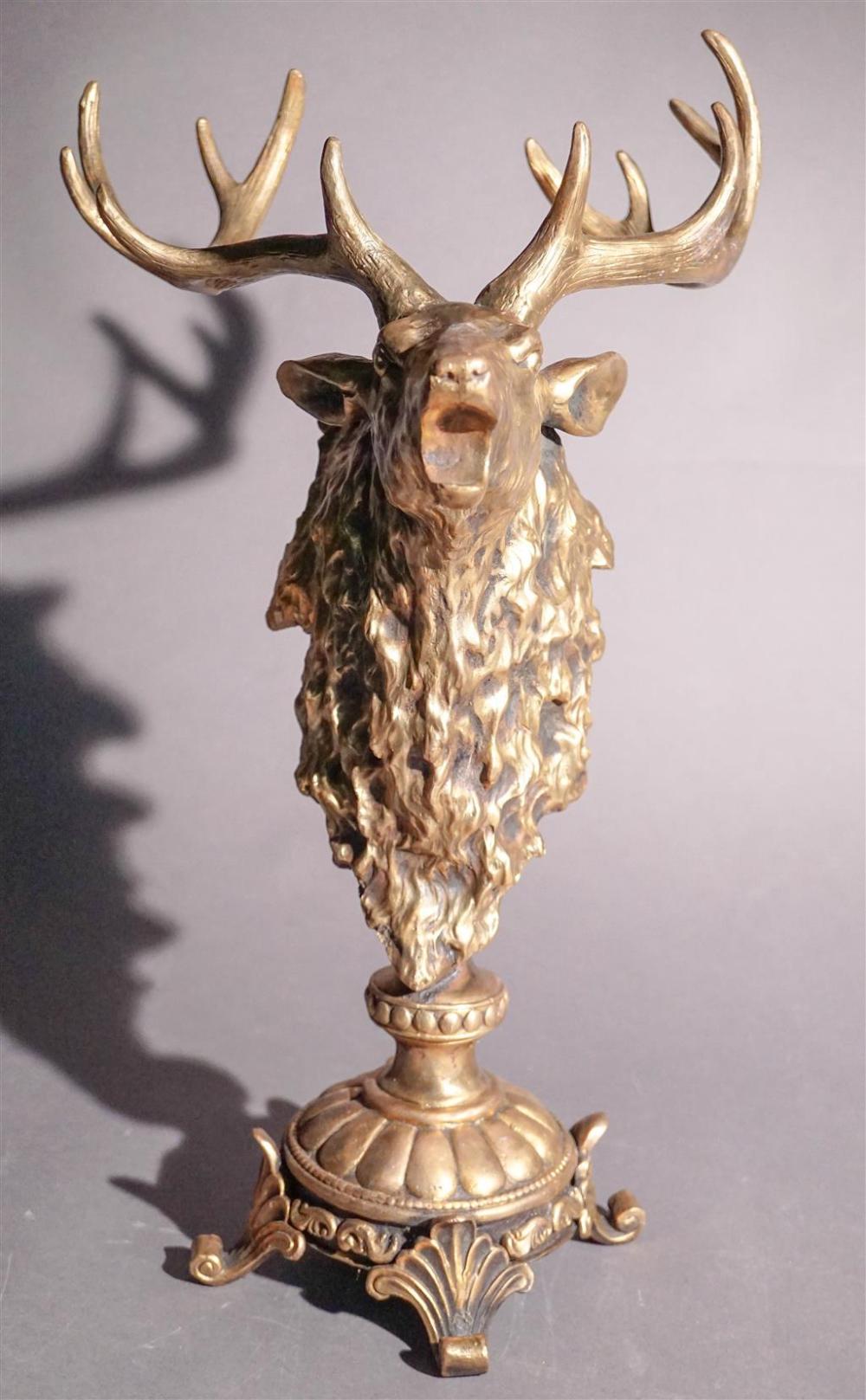 AFTER BAYRE, ELK, GILT METAL