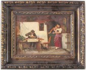 AFTER BENJAMIN VAUTIER OIL ON