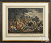 AFTER BENJAMIN WEST, COLORED E
