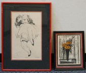 AFTER BERNARD BUFFET, VASE WIT