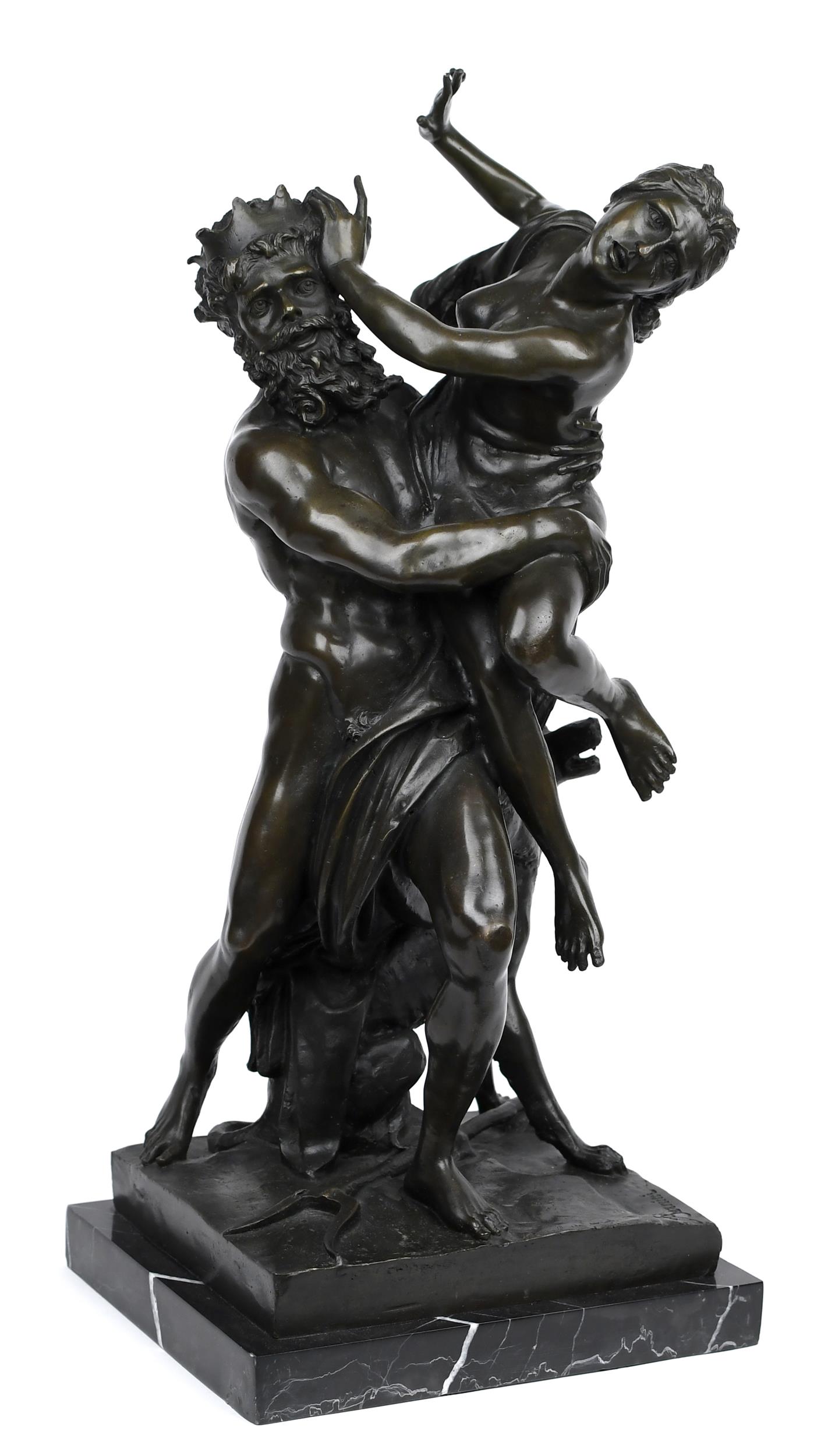 AFTER BERNINI BRONZE, ABDUCTION