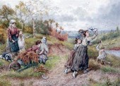 After Birket-Foster watercolou