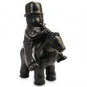 AFTER BOTERO "MAN ON HORSEBACK