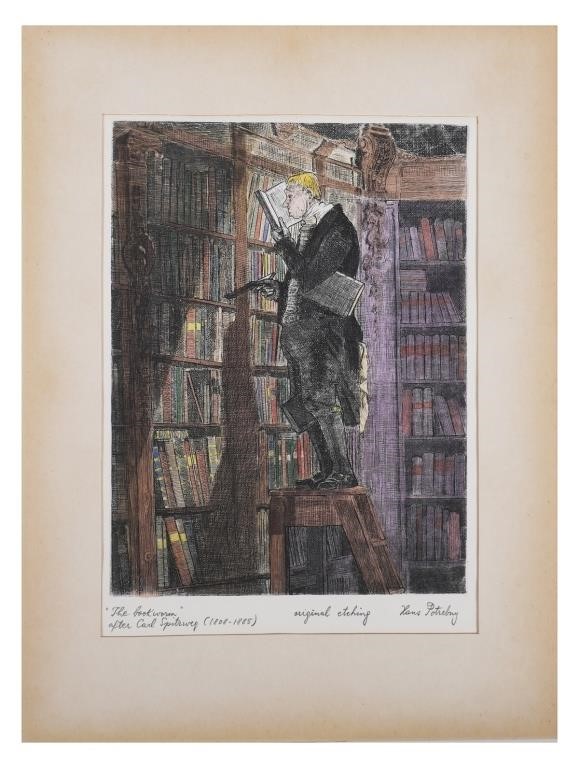 AFTER CARL SPITZWEG BOOKWORM