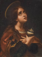 AFTER CARLO DOLCI OIL ON CANVA