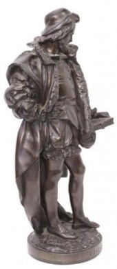 AFTER CARRIER FIGURAL BRONZE S
