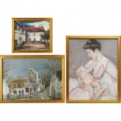 AFTER CASSATT, UTRILLO, ETC, (