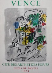 AFTER CHAGALL, VENCE, COLOR PO
