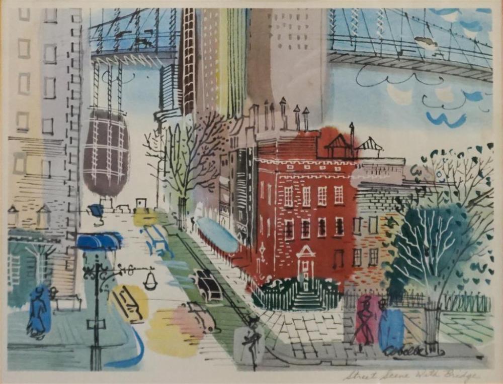 AFTER CHARLES COBELLE, STREET SCENE